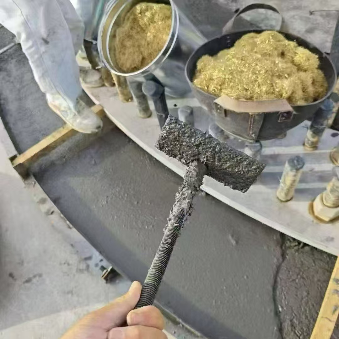 铁锋C120钢纤维高强无收灌浆料 轧机压缩机汽轮机发电机锻压设备底座灌浆材料